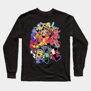 PRIMEDOJO's "BACK PLUS ONE" Steve Fox Long Sleeve T-Shirt